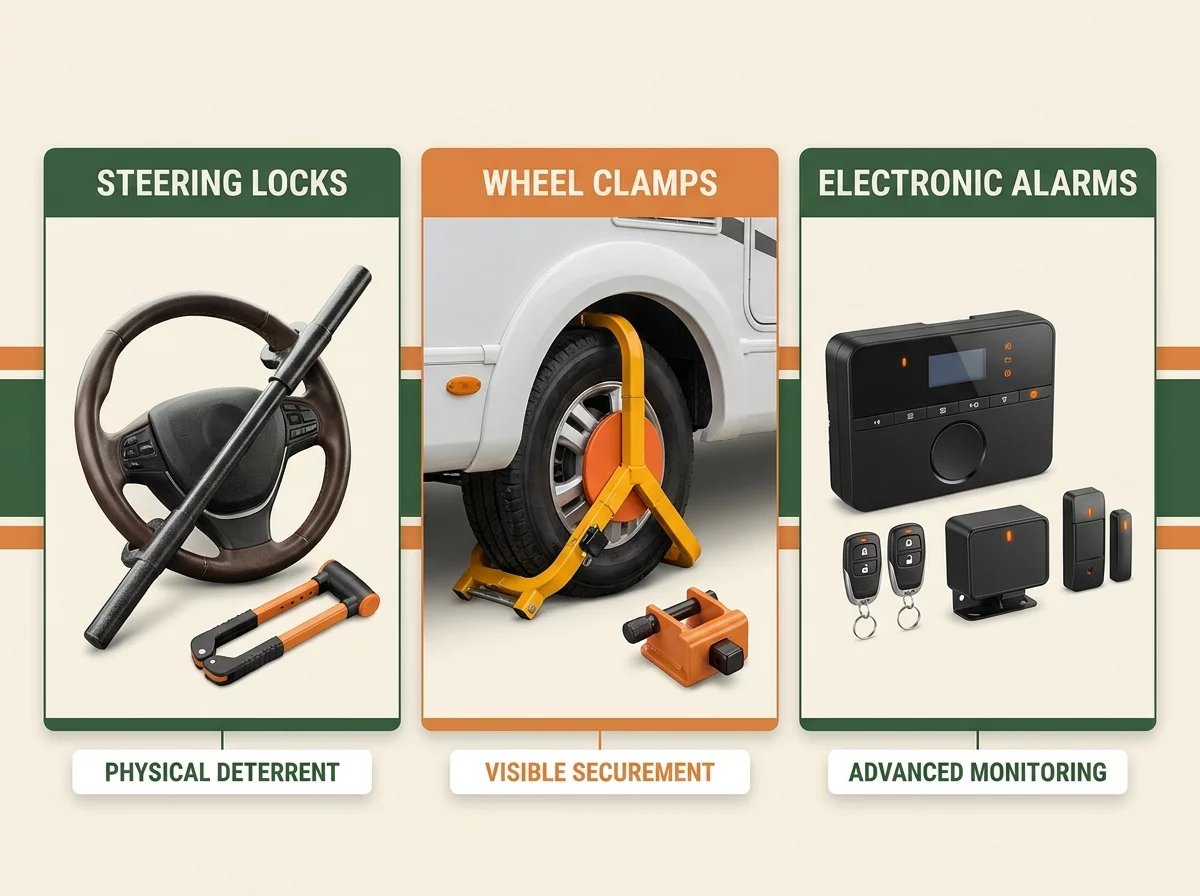 Comparatif systemes antivol camping-car